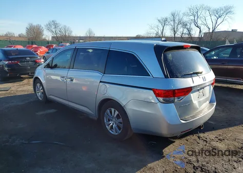 2014 Honda Odyssey Ex-L из США, поврежденный, VIN 5FNRL5H61EB103263